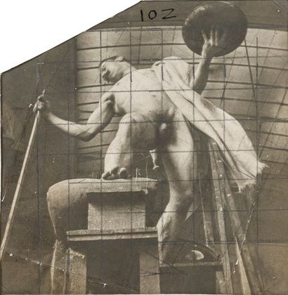 José Maria Sert (1874-1945) Étude de nus masculins en atelier, c. 1910-1920. 

Poses...