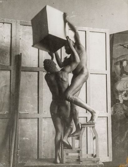 José Maria Sert (1874-1945) Études de nus pour Les aventures de Sinbad le marin,...