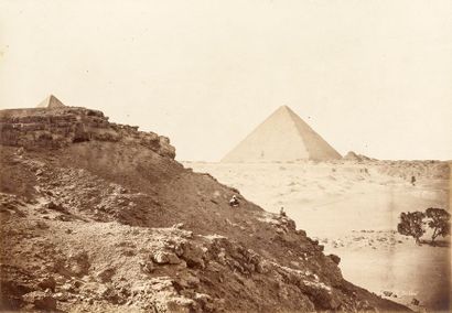 Henri Béchard (1869-1890) Égypte, c. 1865-1870.

Plaine de Gizeh. Karnak. Grand obélisque....
