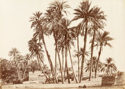 Henri Béchard (1869-1890) Égypte, c. 1865-1870.

Laboureurs. Système d’irrigation....