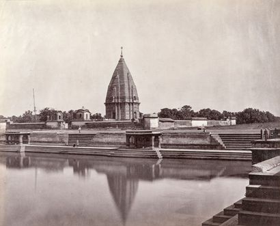 Samuel Bourne (1834-1912) Inde, c. 1865. 

Grand Minaret du Vieux Dehli. Putteleporo...