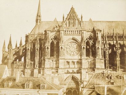 Varin Frères Cathédrale de Reims, 1853-1854.

Détail du portail Septentrional. 

Vue...