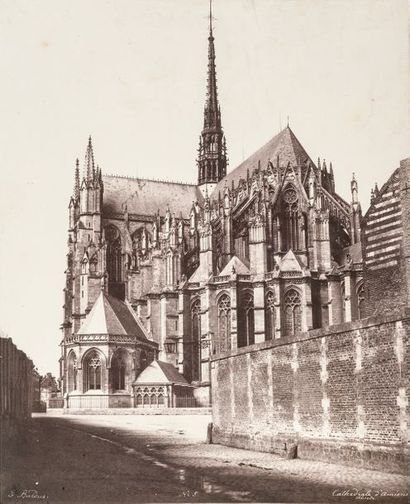 Édouard Baldus (1813-1882)
 Abside de la cathédrale d’Amiens, c. 1855. 
Épreuve sur...