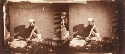 Photographe non identifié Bélier et cardeur de coton, c. 1860.

Deux (2) épreuves...