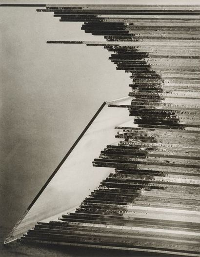 Willy Zielke (1902-1989) Photographie 1929-1935. Entassement plaques de verre, 1929....
