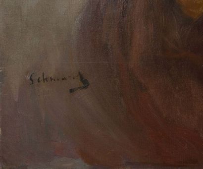 Pavel CHMAROFF (1874-1950), Nu masculin

Huile sur toile signée en bas à gauche

65...