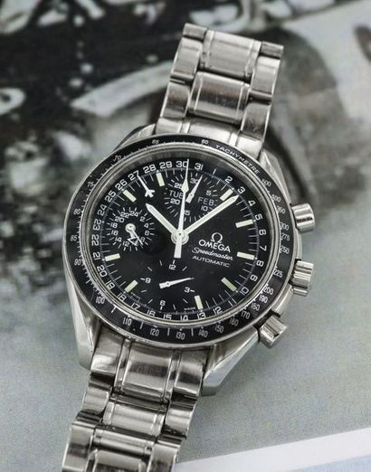 OMEGA OMEGA (CHRONOGRAPHE SPEEDMASTER RACING – DAY DATE / BLACK REF. 3520.50.00),...