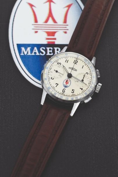 ANGELUS ANGELUS (Chronographe pilote – pour Maserati n° 235873), vers 1950

Chronographe...