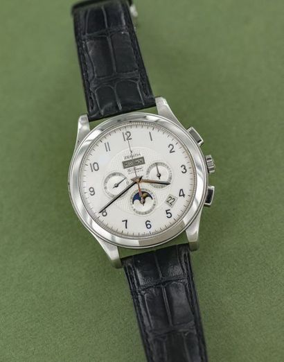 ZENITH ZENITH (CHRONOGRAPHE GRANDE CLASS / TRIPLE QUANTIÈME MOON RÉF. 03 0520 4100),...