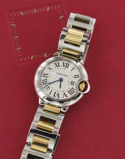 CARTIER CARTIER (BALLON BLEU PETIT MODÈLE / ACIER & OR JAUNE RÉF. W69007Z3), vers...