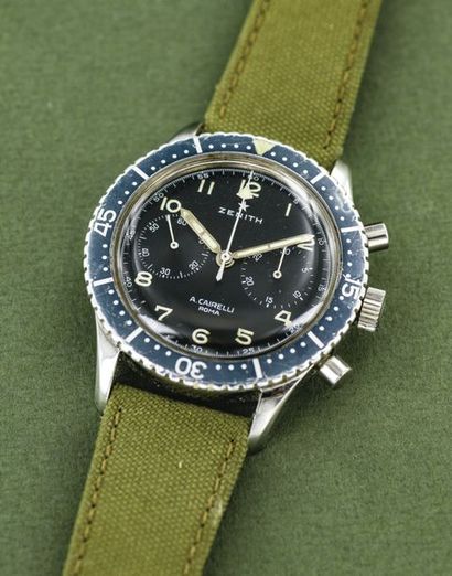 ZENITH ZENITH (Chronographe pilote Aeronautica Militare Italiana / A-Cairelli Ref-CP-2),...