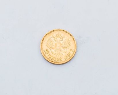 null Une pièce de 10 Roubles or Nicolas II 1899.

Poids : 8,5 g