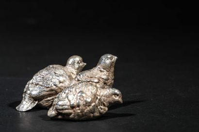 Perdreaux en argent / silver partridge Small silver partridge.
Weight: 130g.

Small...