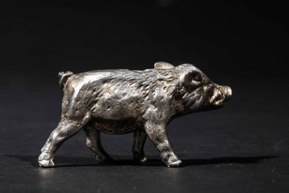 Marcassin en argent / Silver Marcassin Small marcassin in silver.
Weight: 67g
Dimensions:...