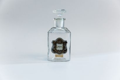 null Guerlain - "Jicky" - (1889)
Flacon modèle "carré" en verre incolore pressé moulé...