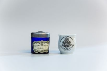 null Guerlain - (années 1880-1920)
Assortiment de deux pots de crème : un pot de...