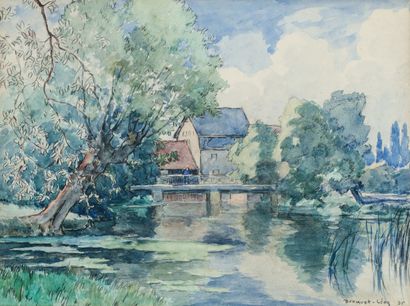 Broquet Léon (1869-1935)
Paysage à la Rivière...