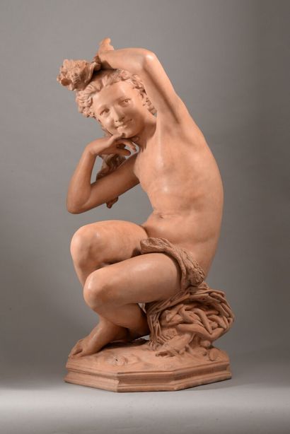 null CARPEAUX Jean-Baptiste (1827-1875)
Jeune Fille à la Coquille (Young Girl with...