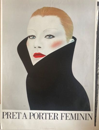 null Affiche publicitaire
Prêt à porter féminin par Razzia, 1981. Edité par rassemblement...
