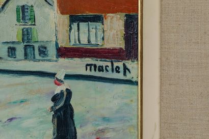null MACLET Elisée(1881-1962)
Au Port
Oil on canvas signed middle right
54 x 65 cm
Chips...