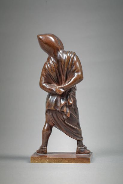 null d'après Antoine-Louis BARYE
Fou de Rome 
Statuette en bronze figurant le personnage...
