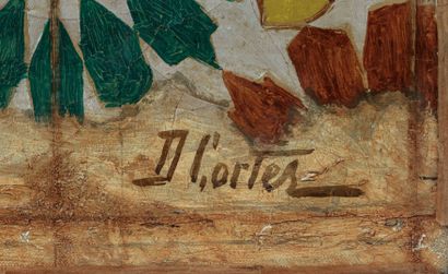 null Daniel CORTEZ PEREZ (1873-1919)
Femmes aux Fleurs
Huile sur toile, signée en...