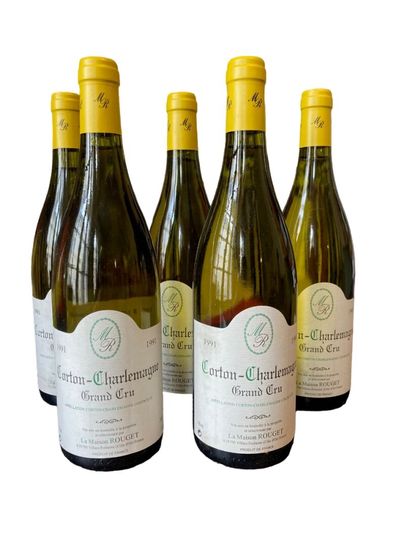 null 5 Bouteilles CORTON CHARLEMAGNE - 1991
