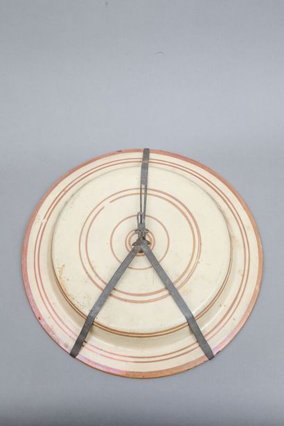null Hispano-Moorish ceramic dish with iridescent decoration.
Spain, early 20th century
Diameter:...