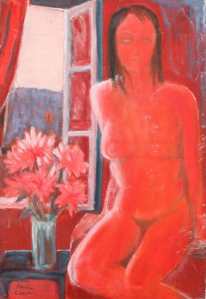 null Paul COLIN (1892-1985)
Nude in red
Oil on canvas, signed lower left, small scratches
73...