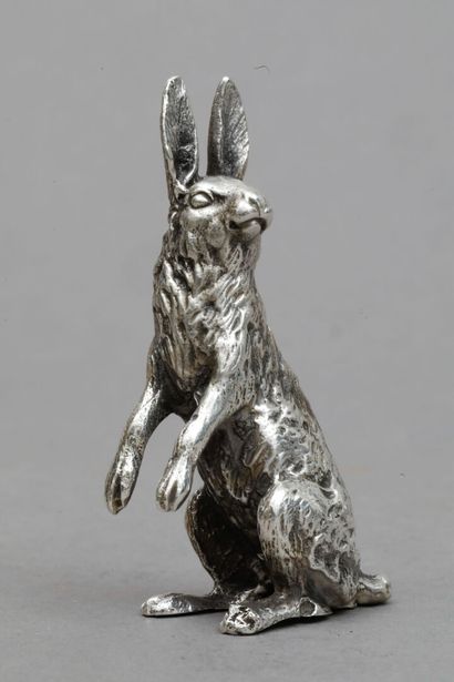 null Small silver Hare sitting on the lookout.
Weight: 58g. - New condition.
3 x...