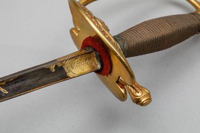null Royal Guard mounted troop officer's sword, model 1816, small outfit, single-branch...