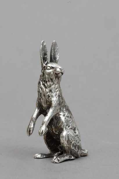 null Small silver Hare sitting on the lookout.
Weight: 58g. - New condition.
3 x...