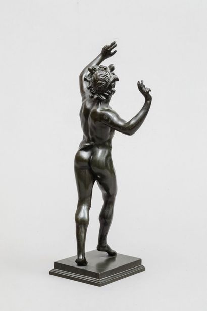null Dancing faun, based on the original discovered at Pompeii and now in the Naples...