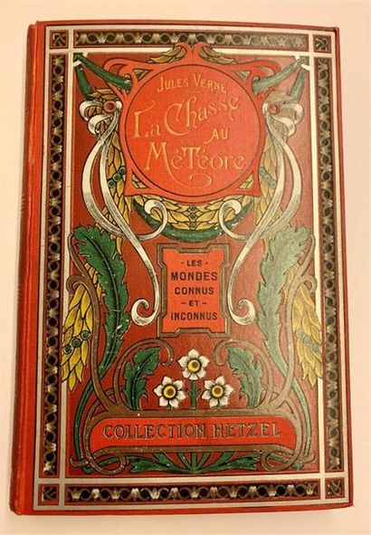 null JULES VERNE La Chasse au météore. Paris, Collection Hetzel, s. d. [1908], tranches...