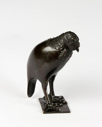 null FRANÇOIS POMPON (1855-1933)
Dindon, 1925
Épreuve en bronze patiné, signée, cire...