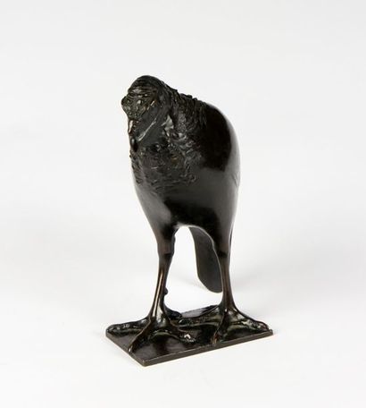 null FRANÇOIS POMPON (1855-1933)
Dindon, 1925
Épreuve en bronze patiné, signée, cire...