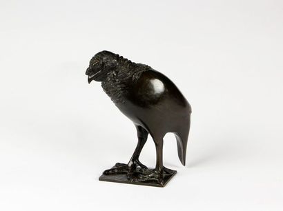 null FRANÇOIS POMPON (1855-1933)
Dindon, 1925
Épreuve en bronze patiné, signée, cire...