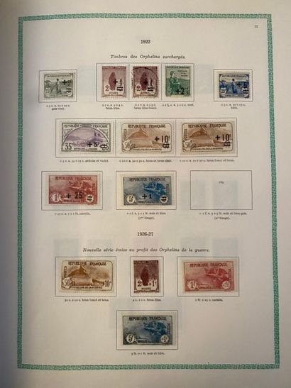 null FRANCE ÉMISSIONS 1849-1993
Collection de TIMBRES neufs et oblitérés tous états...