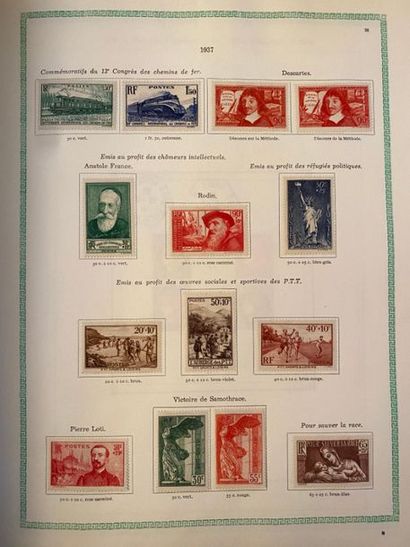 null FRANCE ÉMISSIONS 1849-1993
Collection de TIMBRES neufs et oblitérés tous états...