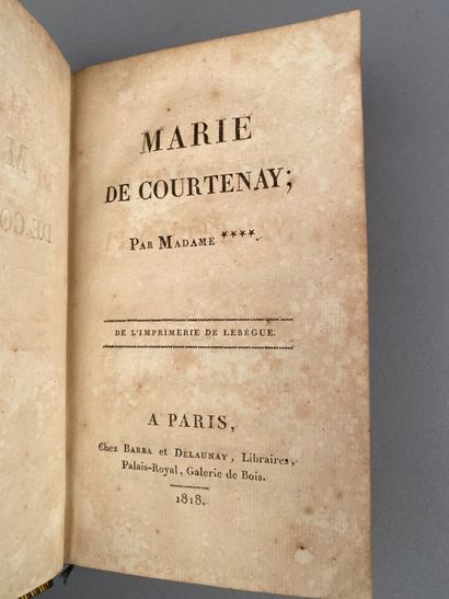 null [SIREY (Joséphine de Lasteyrie du Saillant, Mme)]. Marie de Courtenay. A Paris,

Chez...