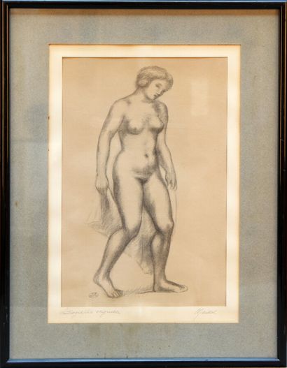 null ARISTIDE MAILLOL (1861-1944)

Femme nue debout

Lithographie en noir avec le...
