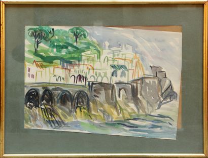 null ALFEO MARZI (20TH CENTURY)

Composition

Gouache on paper monogrammed lower...