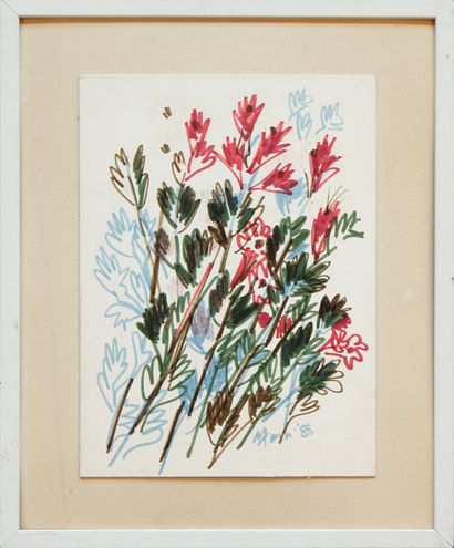 null ALFEO MARZI (20TH CENTURY)

Bunch of flowers

Felt pen on strong paper signed...