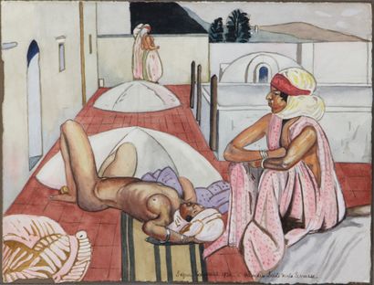 null MODERN SCHOOL

Siesta Time on the Terrace

Pencil and watercolour on paper

Height...