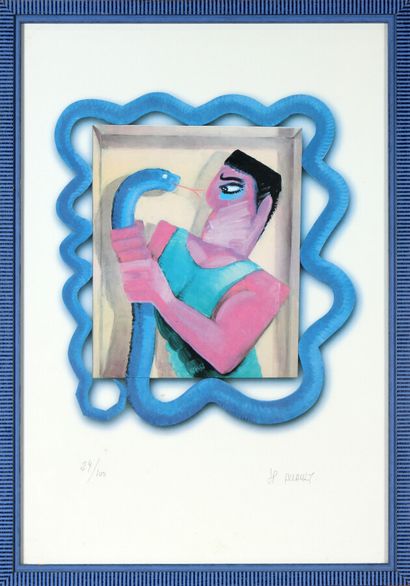 null JEAN-PIERRE ACCAULT (20th CENTURY)

The blue snake

Lithograph in colours, signed...