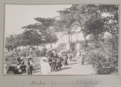 null ALBUM photos ayant pour sujet Saïgon vers 1900 ainsi que la France à la fin...