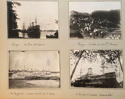 null Quatre ALBUMS photos un ayant pour sujet Saïgon vers 1900 ainsi que la France...