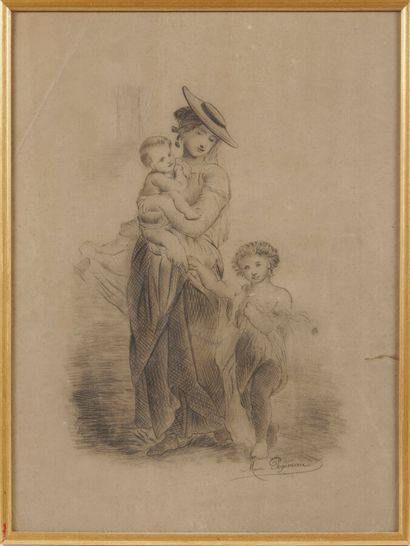  MARIE POPINEAU (fin du XIXe siècle) 
Nini la fille du pêcheur et Mère et ses enfants...