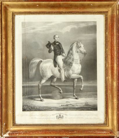 null ÉCOLE FRANÇAISE DU XIXe SIÈCLE 

Portrait de Charles X, du Comte de Chambord...