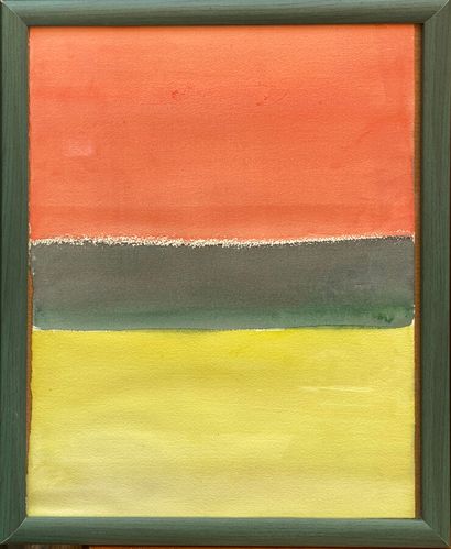 null ÉCOLE CONTEMPORAINE

Compositions " Hommage à Rothko "

Paire d'aquarelles

Haut....